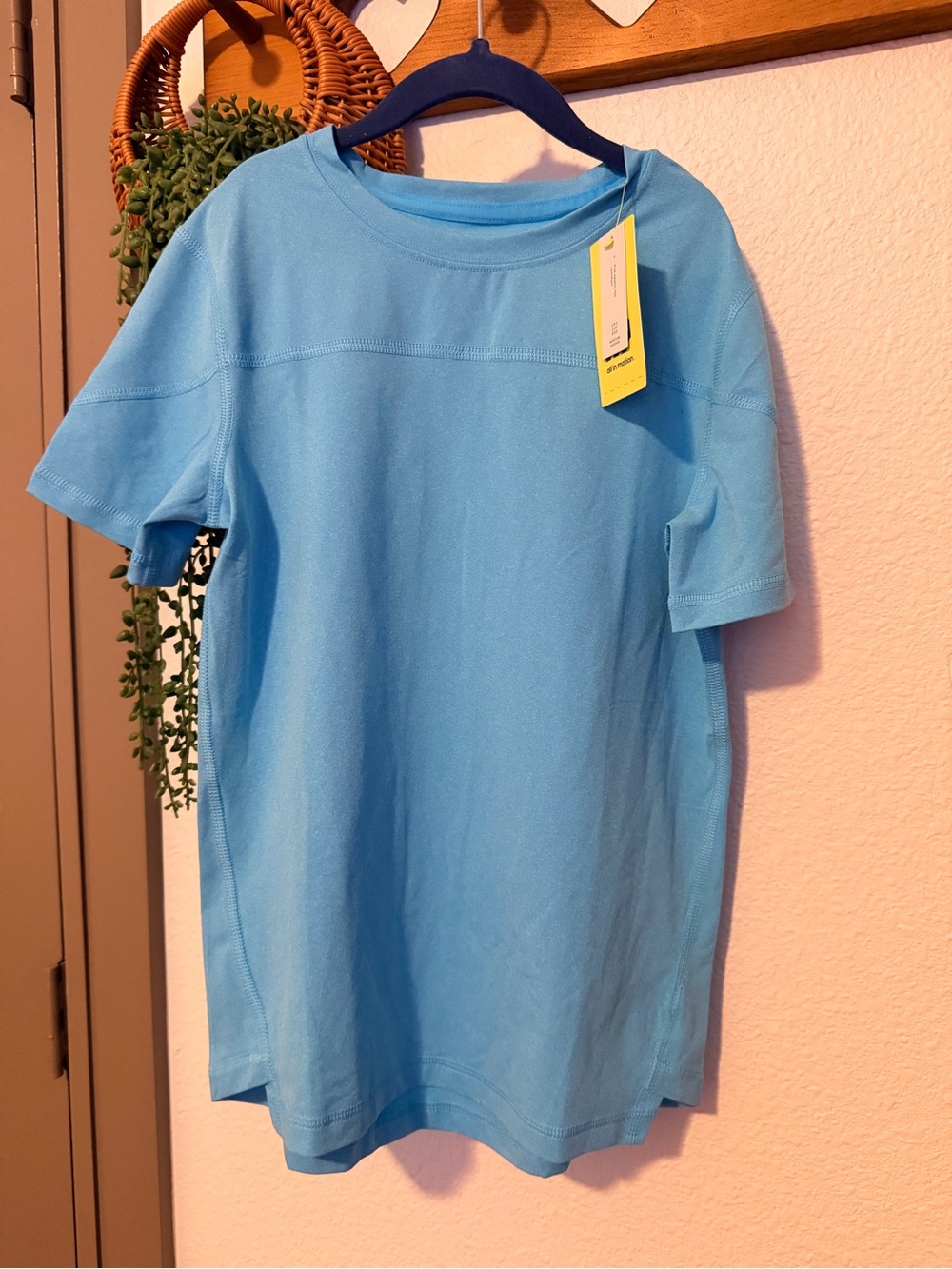all in motion Bright Blue Short-Sleeve Tee